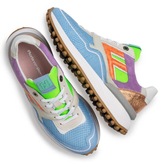 Floris van Bommel SFW-10128 Sneakers Blauw SFW-10128 large
