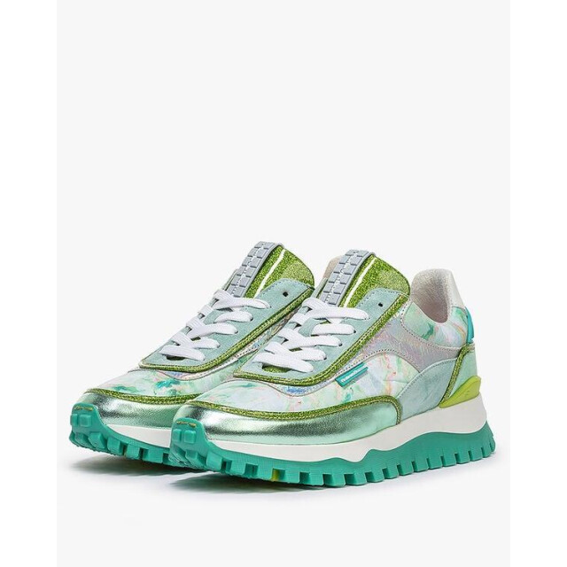 Floris van Bommel SFW-10131 Sneakers Groen SFW-10131 large