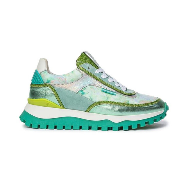 Floris van Bommel SFW-10131 Sneakers Groen SFW-10131 large