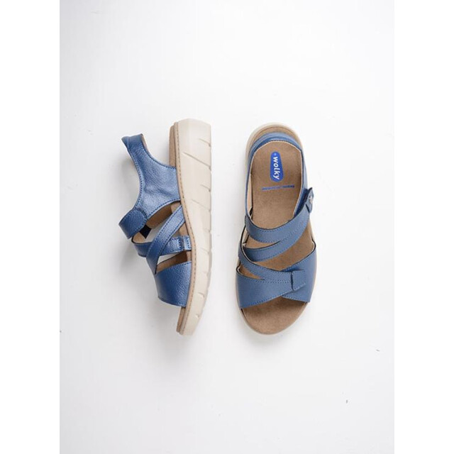 Wolky Wolky 04106 Ikaria Sandalen Blauw Wolky 04106 Ikaria large