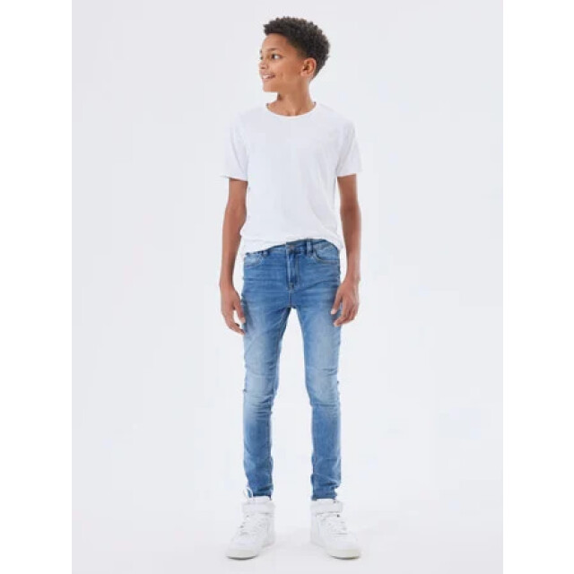 Name It Winter jeansbroek jongens - skinny fit nkmpete 13204512-3898767-Medium Blue Denim large