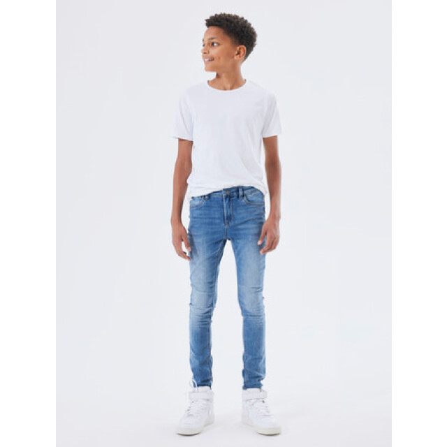 Name It Winter jeansbroek jongens - skinny fit nkmpete 13204512-3898767-Medium Blue Denim large