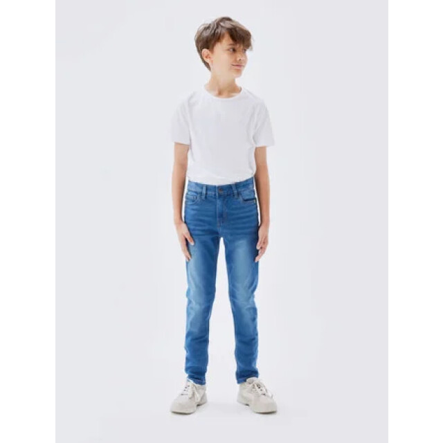 Name It Winter jeansbroek jongens - xslim fit nkmtheo 13197328-3750715-Medium Blue Denim large
