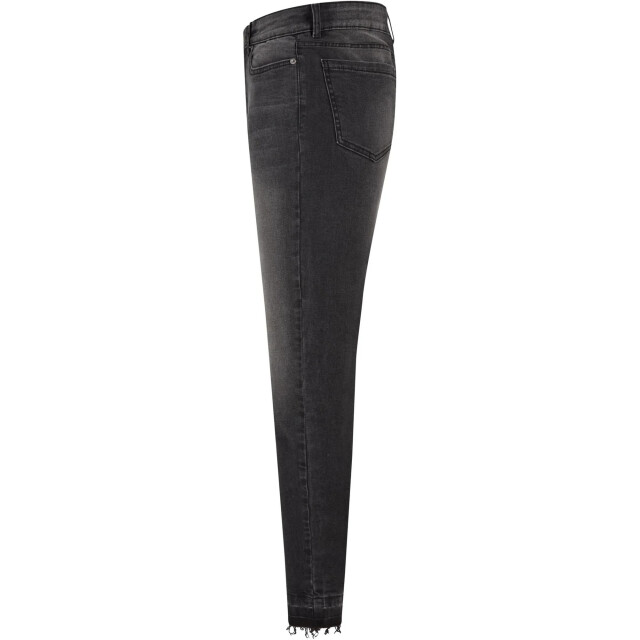 Urban Classics Dames high waist skinny jeans UTTN1390_realblackwashed large