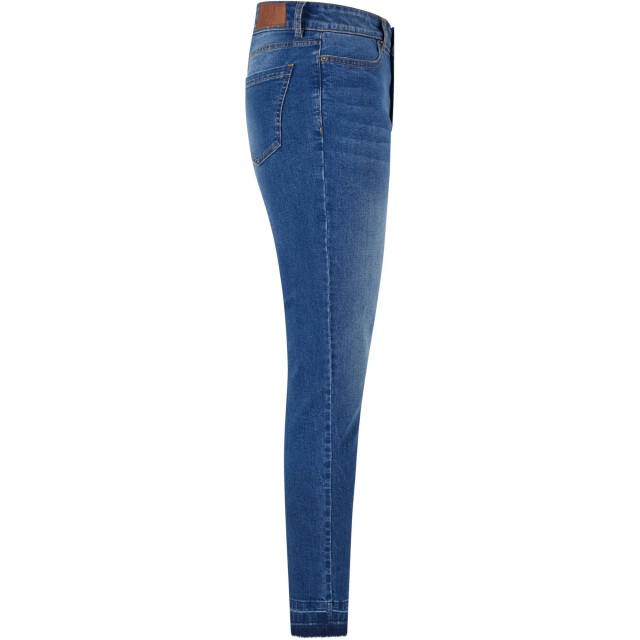 Urban Classics Dames high waist skinny jeans UTTN1390_bluewash large