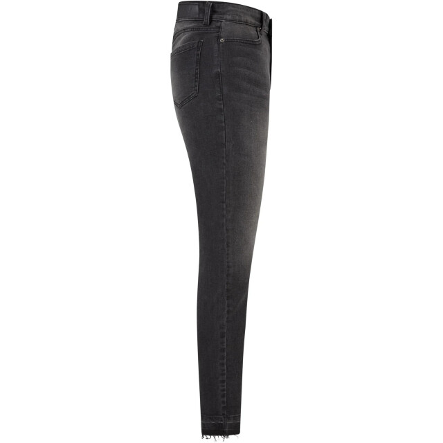 Urban Classics Dames high waist skinny jeans UTTN1390_realblackwashed large
