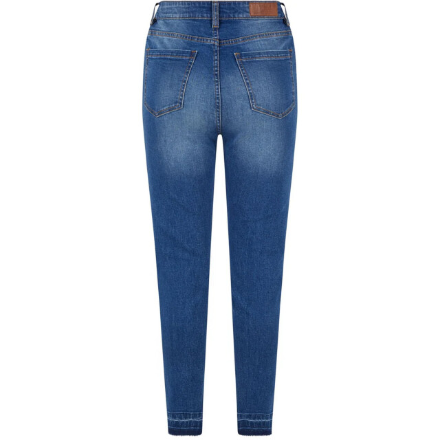Urban Classics Dames high waist skinny jeans UTTN1390_bluewash large