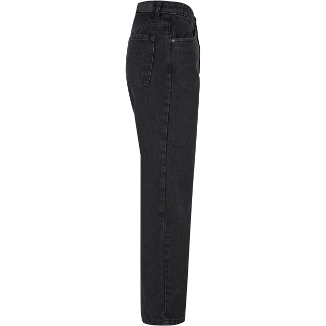 Urban Classics Dames denim cropped straight leg jeans UTTN1118_blackwash large