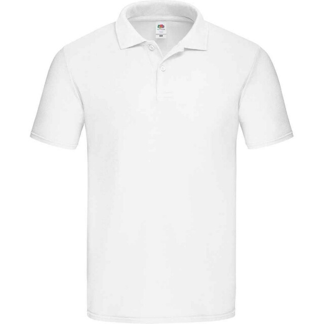 Fruit of the Loom Unisex adult origineel poloshirt UTLT1665_white large