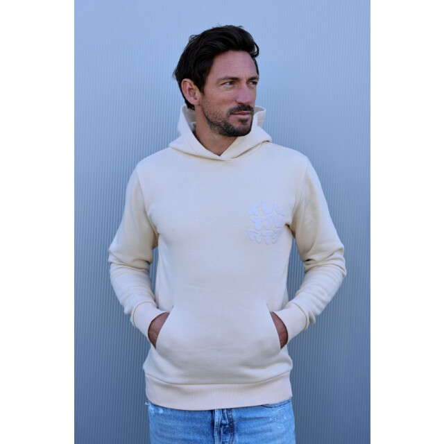 Kultivate Inflate 2501011001 whitecap grey heren sweater hoodie Whitecap Grey/INFLATE 2501011001 large