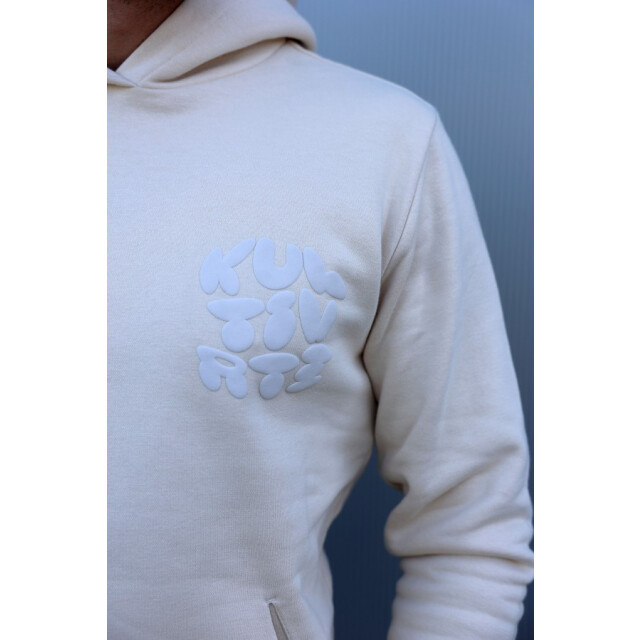 Kultivate Inflate 2501011001 whitecap grey heren sweater hoodie Whitecap Grey/INFLATE 2501011001 large