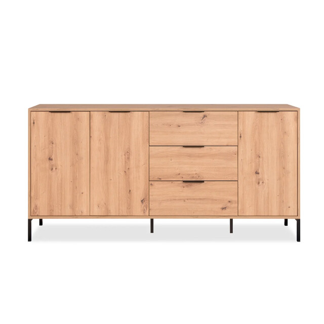 CaliCosy Buffet 3 deuren 3 laden eiken decor l180 x h88 cm 3207650 large