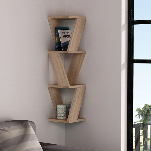 CaliCosy Hoekwandrek met 3 planken h85 cm zena 2936746 large
