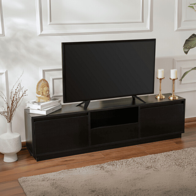 CaliCosy Tv-meubel met 3 neerklapbare deuren en 1 open vak l160 cm vanguard 3016937 large