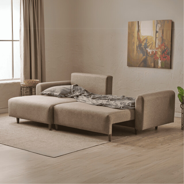 CaliCosy Hoekbank met slaapfunctie en linkse chaise longue in stof l246 cm mane 3079782 large