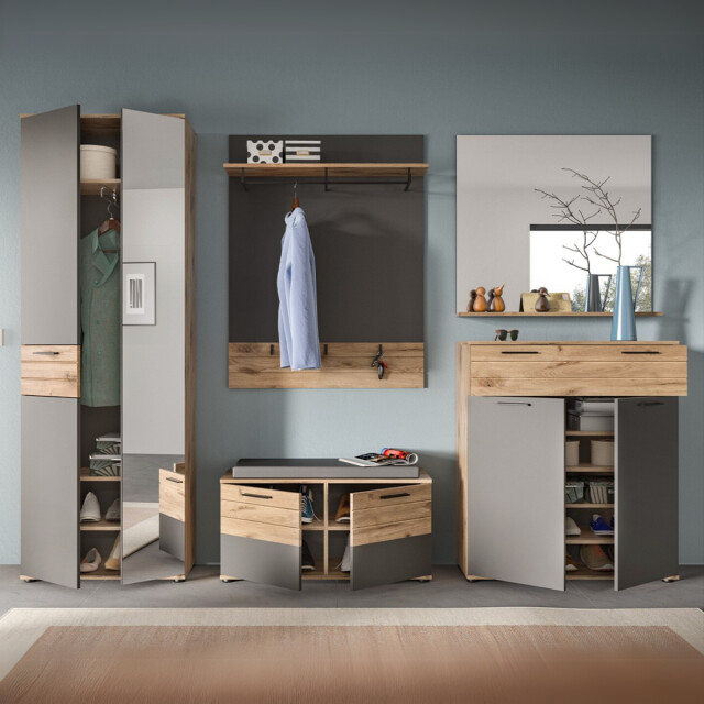 CaliCosy Schoenenkast met 1 lade en 2 deuren l90 cm mason 2951206 large