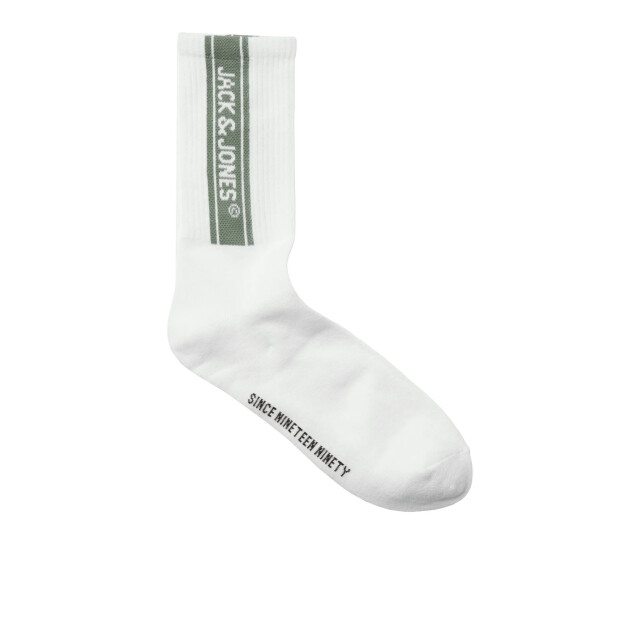 Jack & Jones Heren sportsokken jacseth tennissokken 3-pack wit 12268658 large