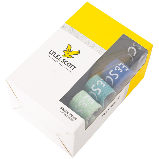 Lyle and Scott Miller 5-pack boxers LS5UW005-699-S large