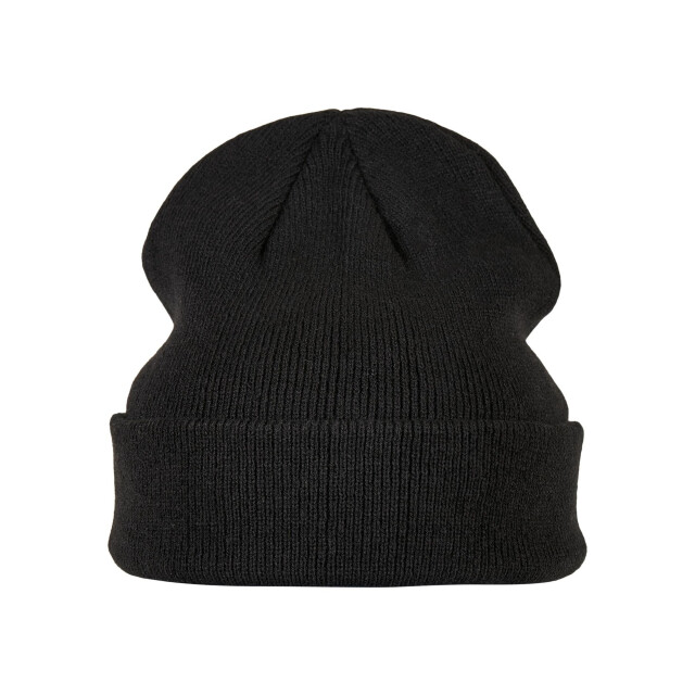 Urban Classics Childrens/kids patch leather patch logo beanie (set van 2) UTTN519_blackgrey large