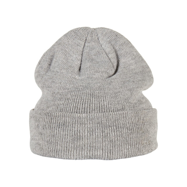 Urban Classics Childrens/kids patch leather patch logo beanie (set van 2) UTTN519_blackgrey large