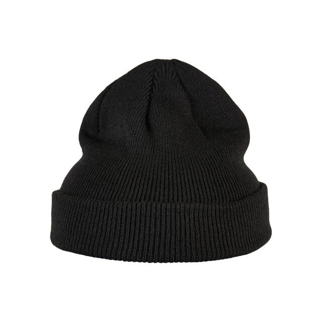 Urban Classics Childrens/kids patch leather patch logo beanie (set van 2) UTTN519_blackroyalblue large