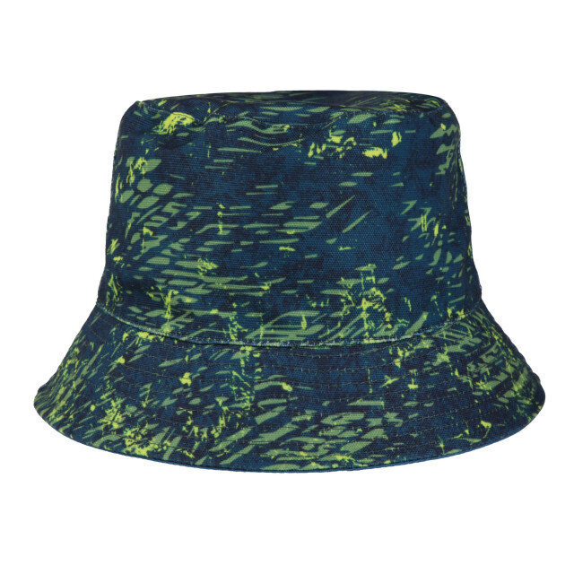 Regatta Kinder/kinder scratch omkeerbare emmer hoed UTRG10797_piquantgreenmoroccanblue large