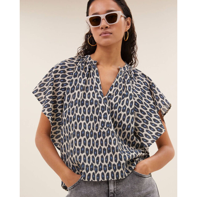 By-Bar Amsterdam vina paris cheetah blouse 25512034 908 paris cheetah 06613.999.0002 large