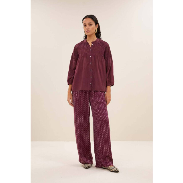 By-Bar Amsterdam lilly blouse 25512050 776 pecan 06615.680.0010 large