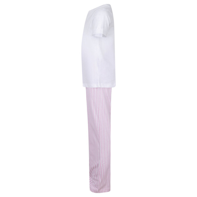 Towel City Pyjamaset met streepjes voor kinderen UTLT5053_whitepink large
