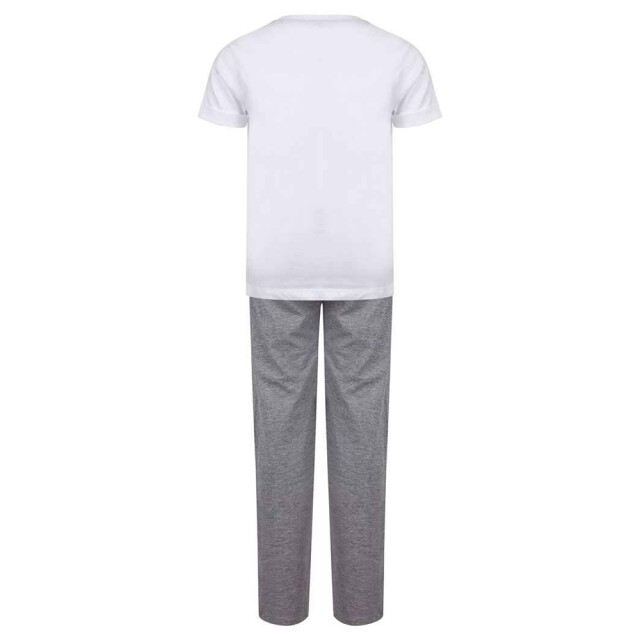 Towel City Pyjamaset kinder-/kidsheide UTLT5057_whiteheathergrey large