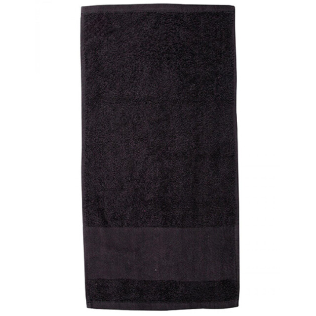 Towel City Bedrukbare golfhanddoek UTLT3785_black large