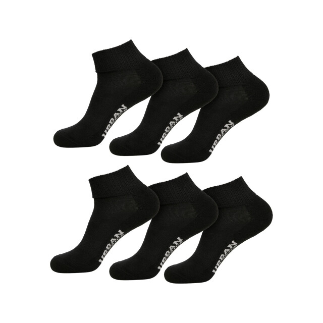 Urban Classics Sneaker sokken voor heren (set van 6) UTTN607_black large