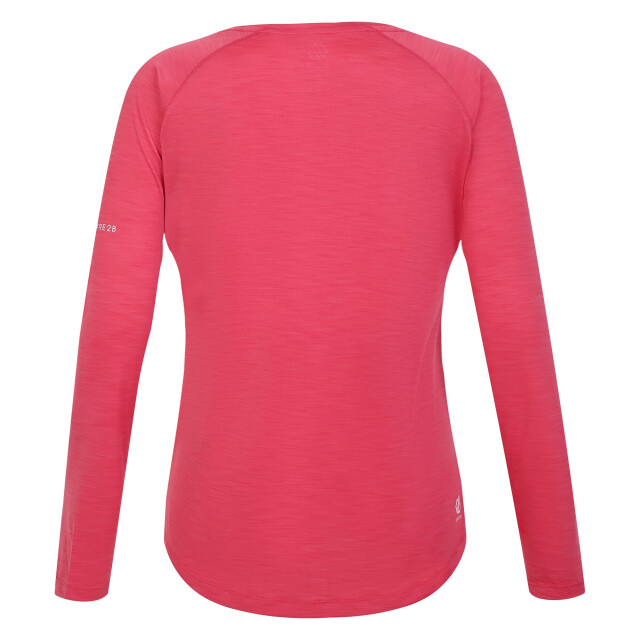 Dare2b Dames discern t-shirt met lange mouwen UTRG5037_sorbetpink large