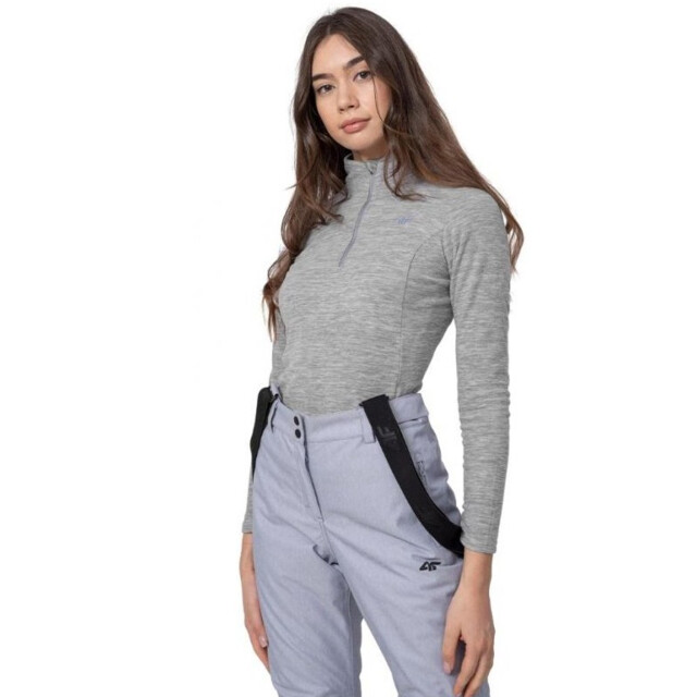 4F Kinderen/kids h4z22 bidp010 fleece sweatshirt met kwartrits UTMR2158_grey large