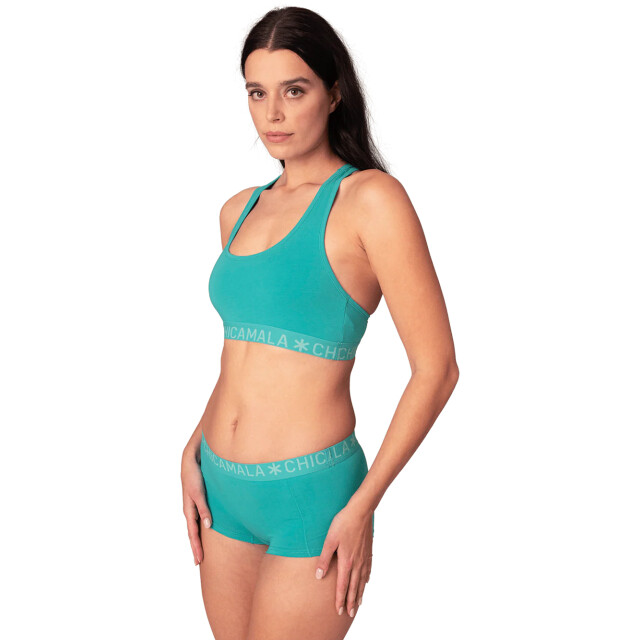 Muchachomalo Dames 2-pack boxershorts U-SOLID1215-57 large