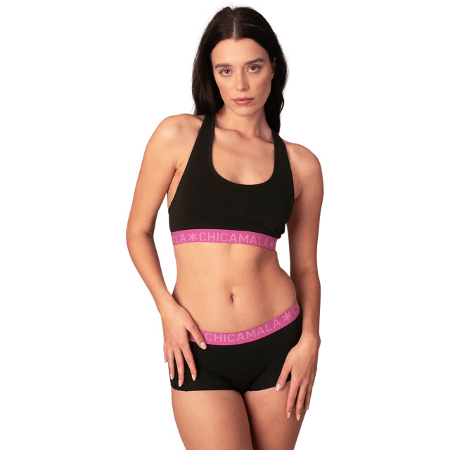 Muchachomalo Dames 2-pack boxershorts U-SOLID1215-66 large