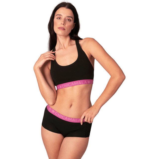 Muchachomalo Dames 2-pack boxershorts U-SOLID1215-66 large
