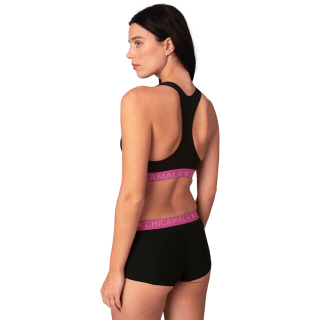 Muchachomalo Dames 2-pack boxershorts U-SOLID1215-66 large