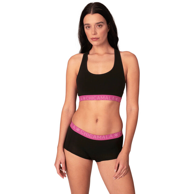 Muchachomalo Dames 2-pack boxershorts U-SOLID1215-66 large