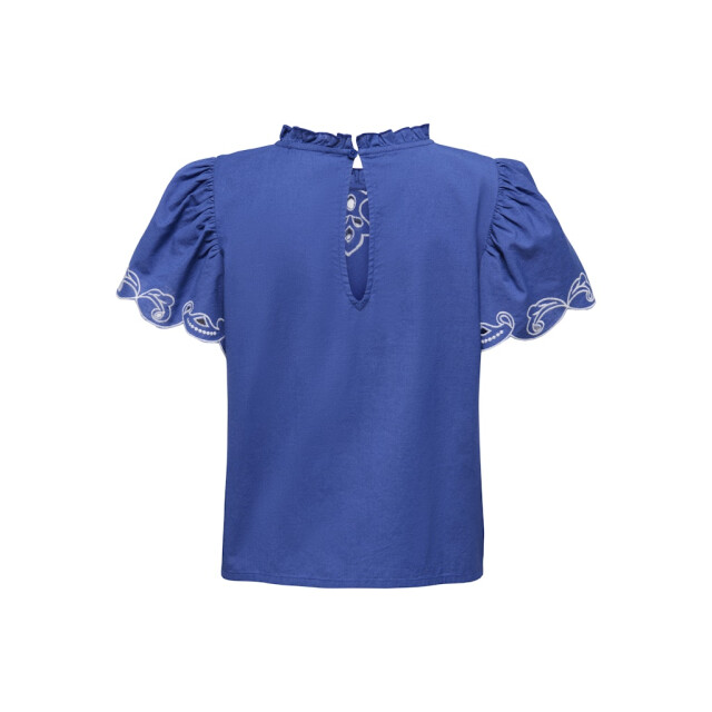 Jacqueline de Yong Jdyvera ss embroidery top wvn exp kobalt 4382.34.0019 large