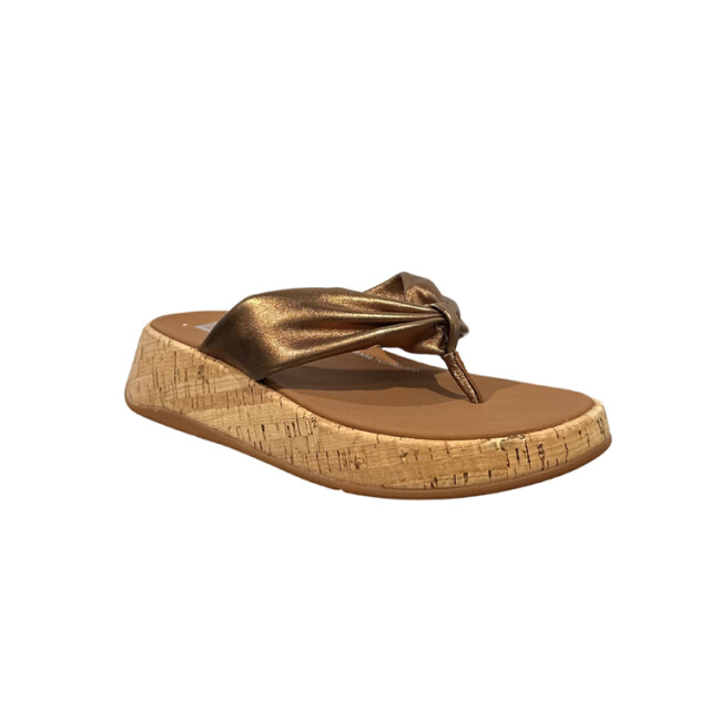 FitFlop F-mode leather-twist toe post F-Mode Leather-Twist Toe Post large