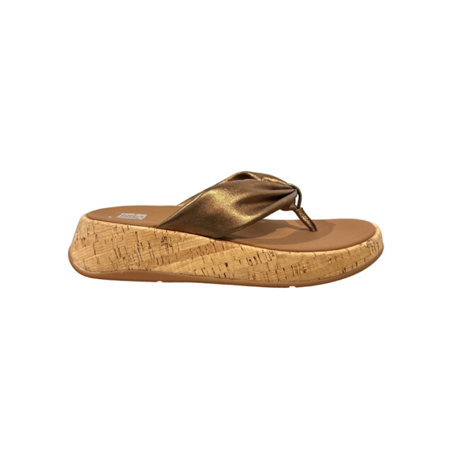 FitFlop F-mode leather-twist toe post F-Mode Leather-Twist Toe Post large