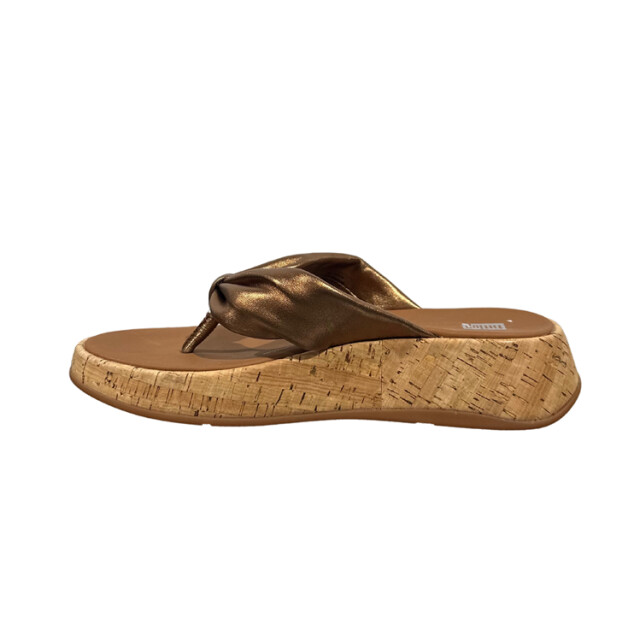 FitFlop F-mode leather-twist toe post F-Mode Leather-Twist Toe Post large