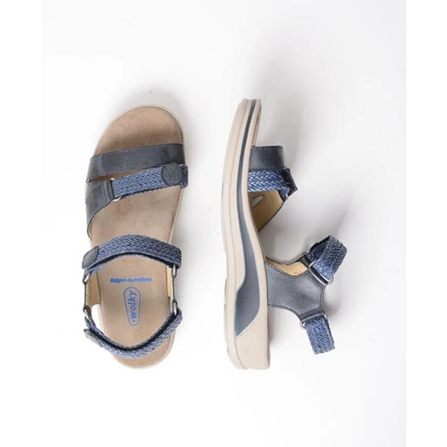 Wolky Wolky 01056 Acula Sandalen Blauw Wolky 01056 Acula large