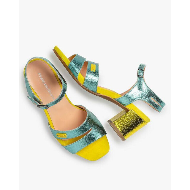 Floris van Bommel SFW-90075 Sandalen Geel SFW-90075 large