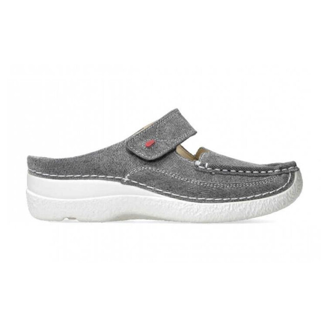 Wolky Wolky 06227 Roll Slipper Muiltjes Grijs Wolky 06227 Roll Slipper large