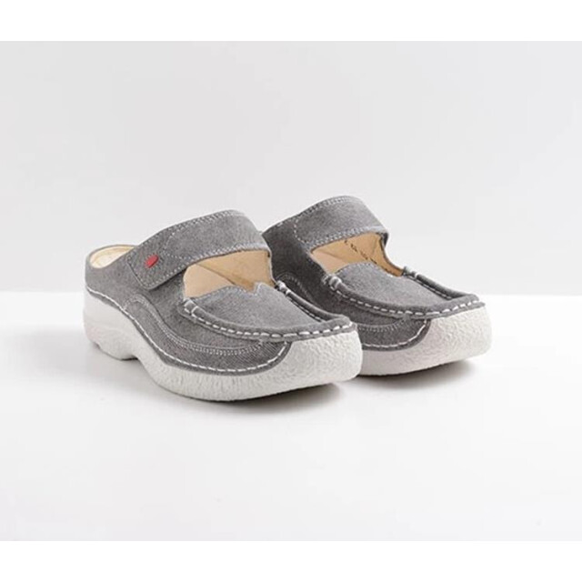 Wolky Wolky 06227 Roll Slipper Muiltjes Grijs Wolky 06227 Roll Slipper large