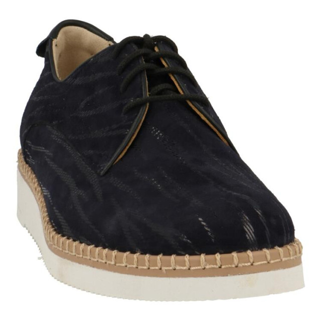 Durea 6191 wijdte H Veterschoenen Zwart 6191 wijdte H large