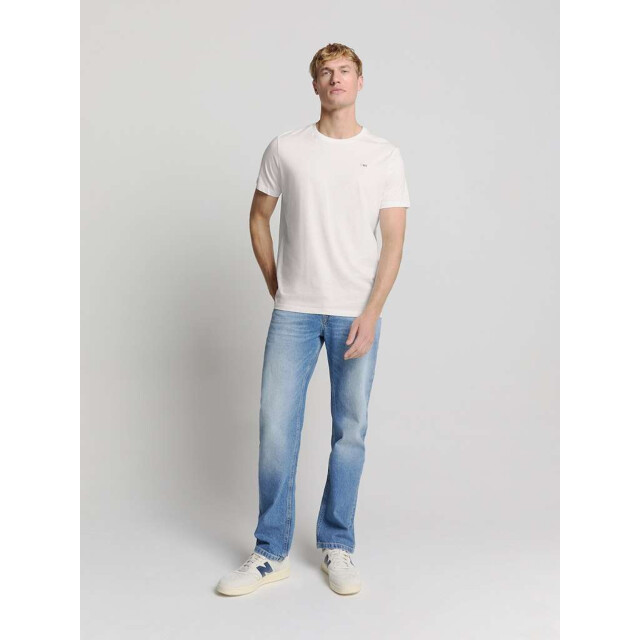 No Excess T-shirt crewneck solid basic white N3401D-010 large