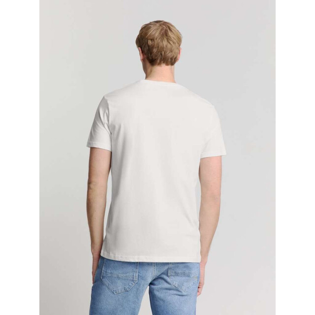 No Excess T-shirt crewneck solid basic white N3401D-010 large